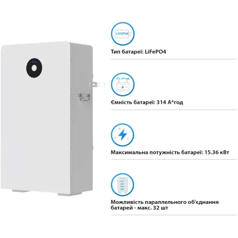 Низьковольтний акумулятор DEYE RW-F16